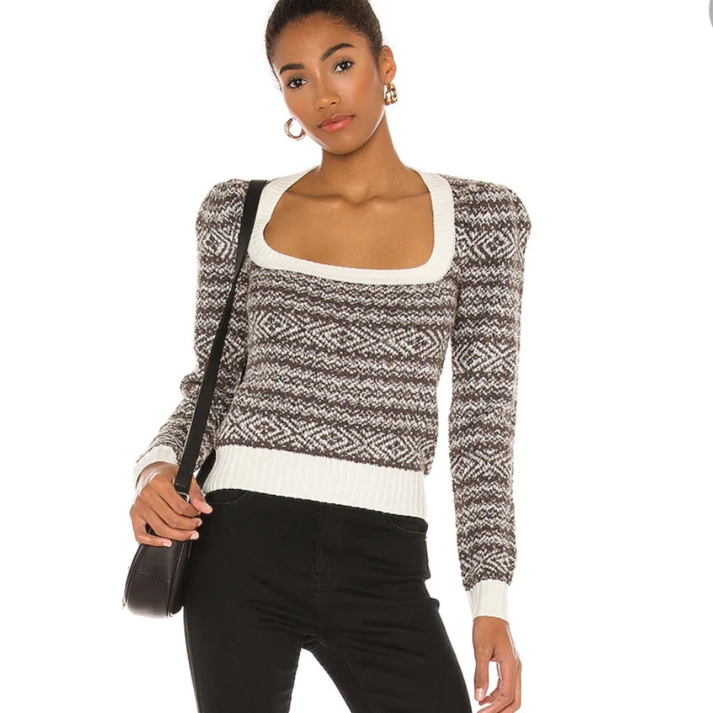 Tularosa | Revolve Elias Fair Isle Sweater in Multi Fair Isle